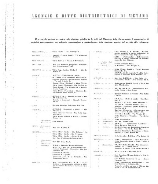 Il metano bollettino mensile di studi e d'informazioni edito