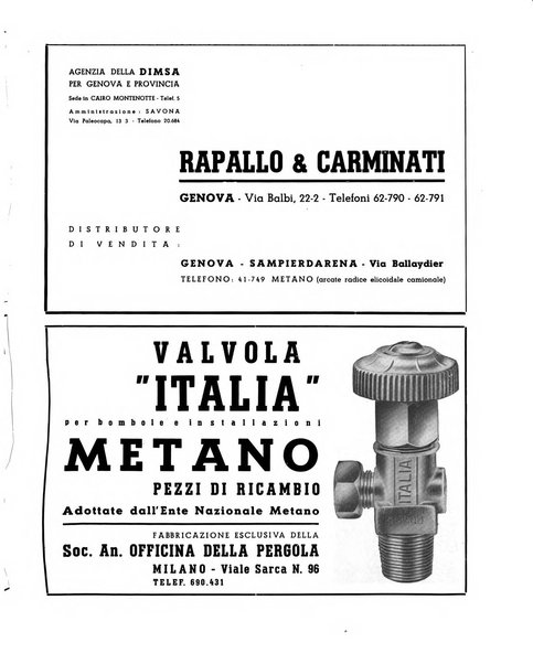 Il metano bollettino mensile di studi e d'informazioni edito