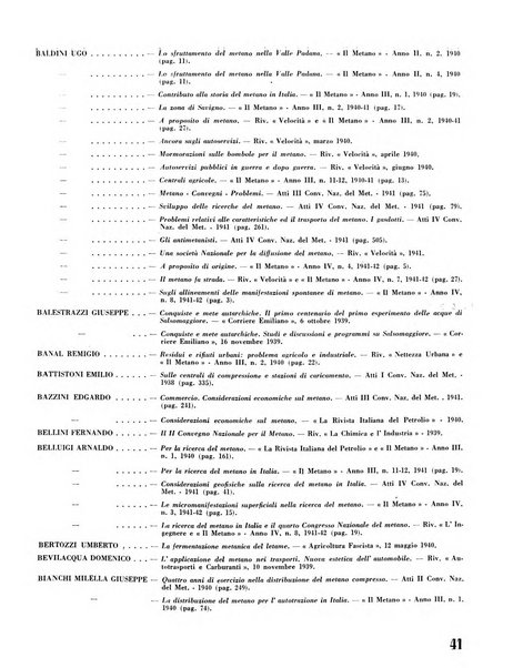 Il metano bollettino mensile di studi e d'informazioni edito