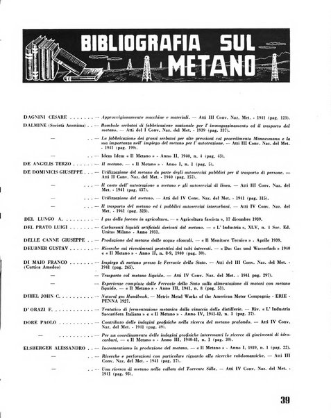 Il metano bollettino mensile di studi e d'informazioni edito