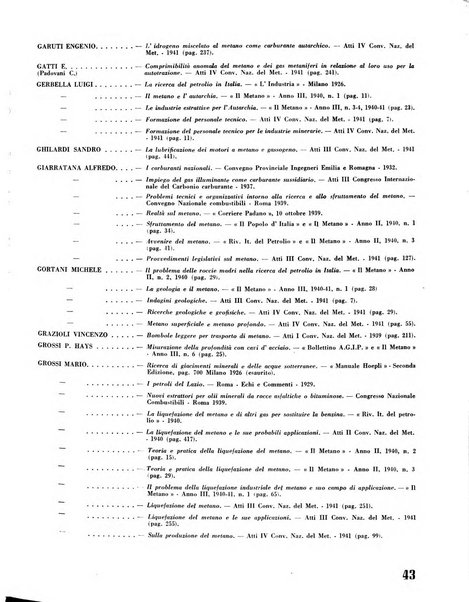 Il metano bollettino mensile di studi e d'informazioni edito