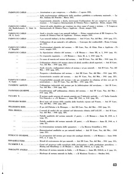 Il metano bollettino mensile di studi e d'informazioni edito