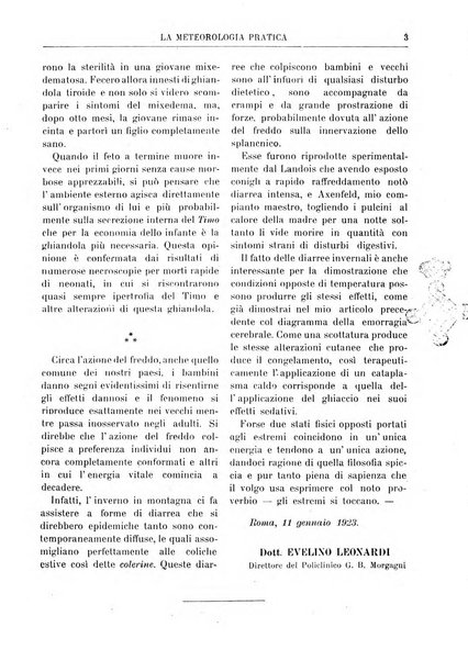 La meteorologia pratica rivista di meteorologia agraria, igienica, aeronautica