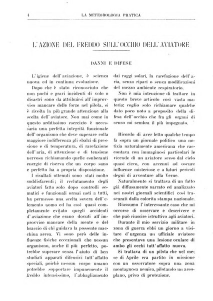 La meteorologia pratica rivista di meteorologia agraria, igienica, aeronautica