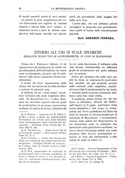 La meteorologia pratica rivista di meteorologia agraria, igienica, aeronautica