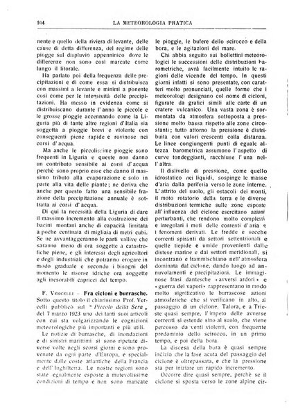 La meteorologia pratica rivista di meteorologia agraria, igienica, aeronautica