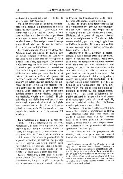 La meteorologia pratica rivista di meteorologia agraria, igienica, aeronautica