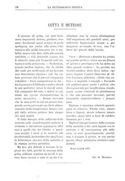 La meteorologia pratica rivista di meteorologia agraria, igienica, aeronautica