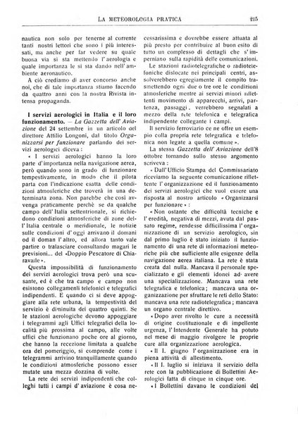 La meteorologia pratica rivista di meteorologia agraria, igienica, aeronautica