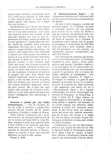 La meteorologia pratica rivista di meteorologia agraria, igienica, aeronautica