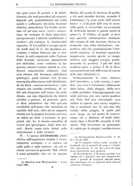 La meteorologia pratica rivista di meteorologia agraria, igienica, aeronautica