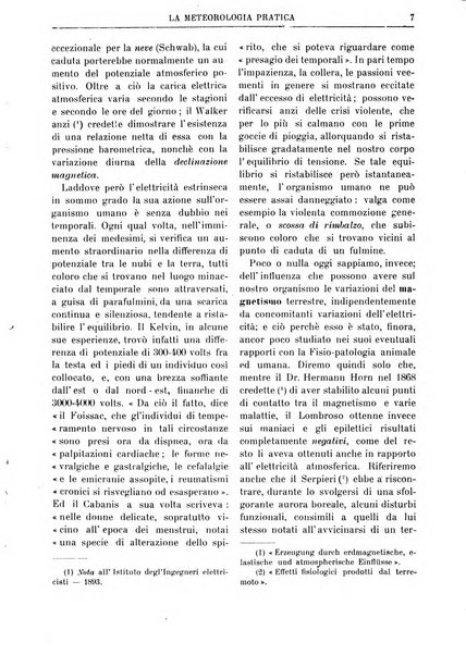 La meteorologia pratica rivista di meteorologia agraria, igienica, aeronautica