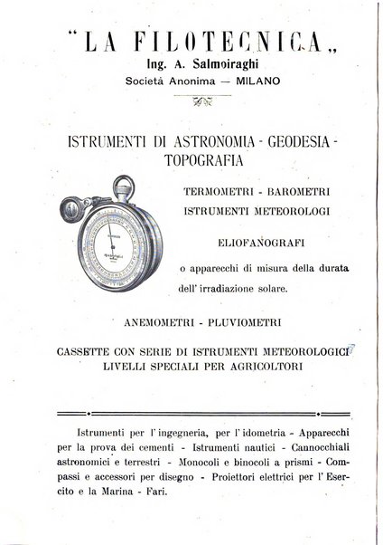 La meteorologia pratica rivista di meteorologia agraria, igienica, aeronautica