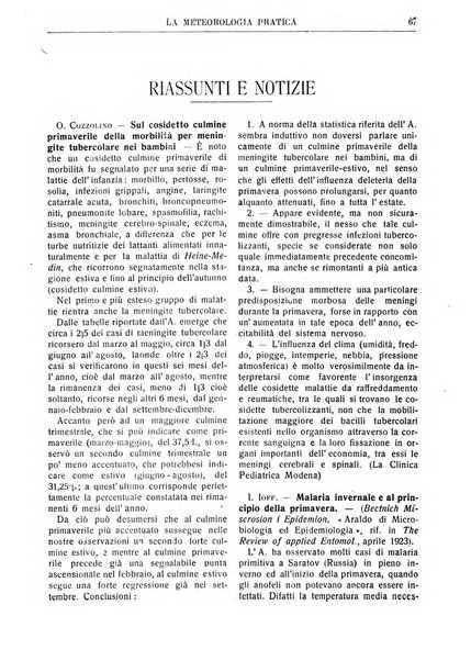 La meteorologia pratica rivista di meteorologia agraria, igienica, aeronautica