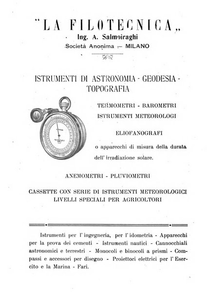 La meteorologia pratica rivista di meteorologia agraria, igienica, aeronautica