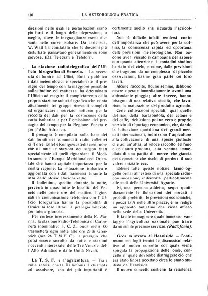 La meteorologia pratica rivista di meteorologia agraria, igienica, aeronautica