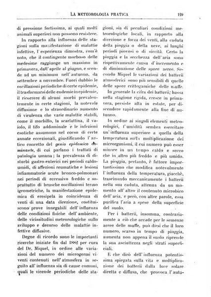 La meteorologia pratica rivista di meteorologia agraria, igienica, aeronautica