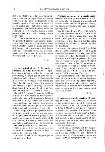 La meteorologia pratica rivista di meteorologia agraria, igienica, aeronautica