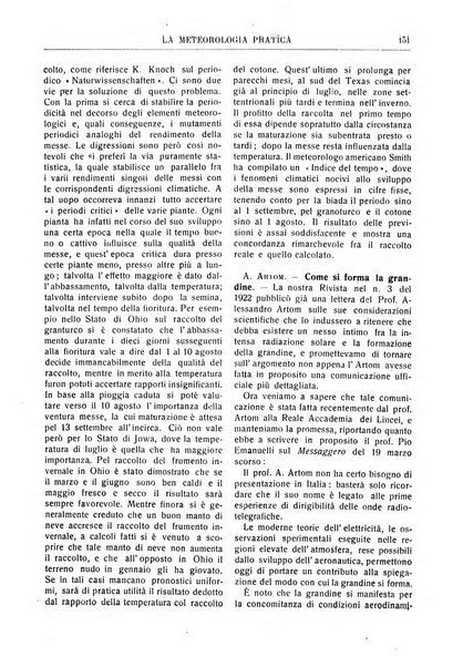 La meteorologia pratica rivista di meteorologia agraria, igienica, aeronautica