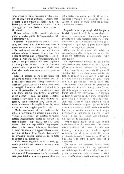 La meteorologia pratica rivista di meteorologia agraria, igienica, aeronautica