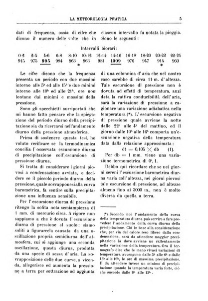 La meteorologia pratica rivista di meteorologia agraria, igienica, aeronautica