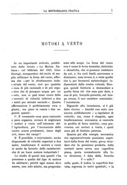 La meteorologia pratica rivista di meteorologia agraria, igienica, aeronautica