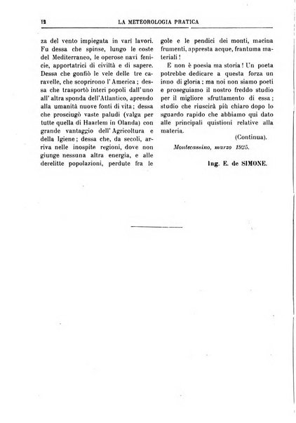 La meteorologia pratica rivista di meteorologia agraria, igienica, aeronautica