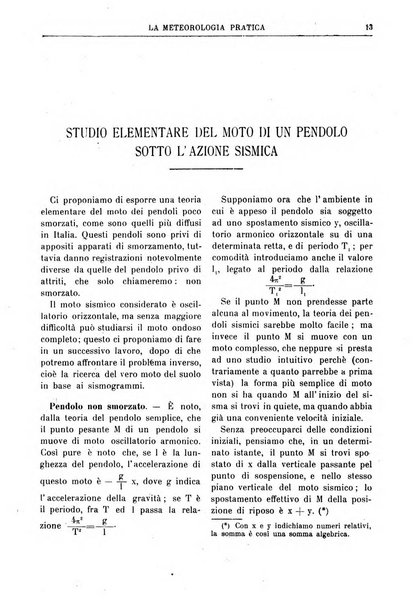 La meteorologia pratica rivista di meteorologia agraria, igienica, aeronautica