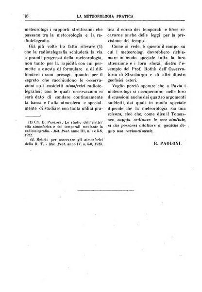 La meteorologia pratica rivista di meteorologia agraria, igienica, aeronautica