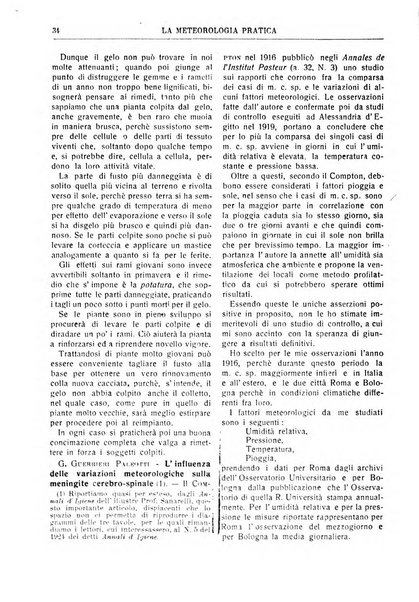 La meteorologia pratica rivista di meteorologia agraria, igienica, aeronautica