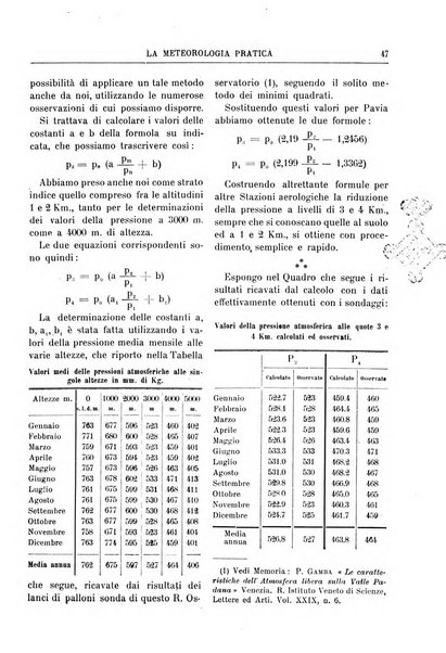 La meteorologia pratica rivista di meteorologia agraria, igienica, aeronautica