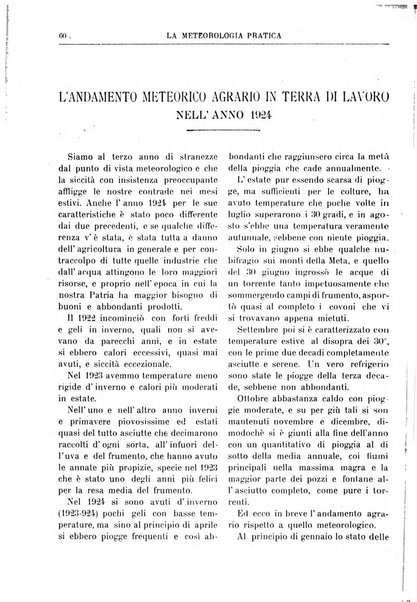 La meteorologia pratica rivista di meteorologia agraria, igienica, aeronautica