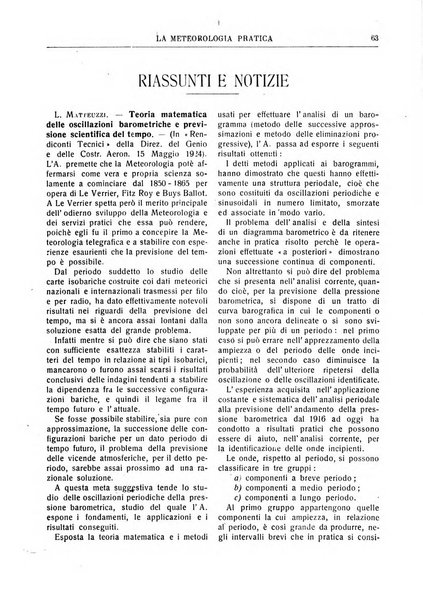 La meteorologia pratica rivista di meteorologia agraria, igienica, aeronautica