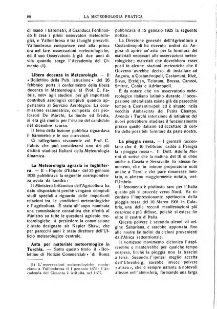 La meteorologia pratica rivista di meteorologia agraria, igienica, aeronautica