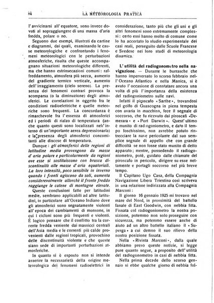 La meteorologia pratica rivista di meteorologia agraria, igienica, aeronautica