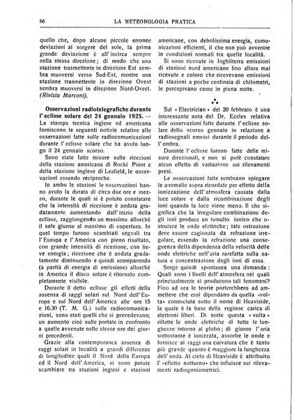 La meteorologia pratica rivista di meteorologia agraria, igienica, aeronautica