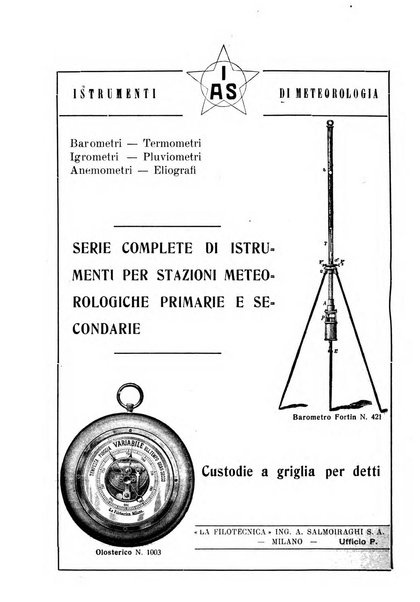 La meteorologia pratica rivista di meteorologia agraria, igienica, aeronautica