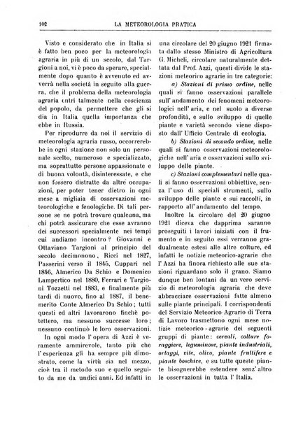 La meteorologia pratica rivista di meteorologia agraria, igienica, aeronautica