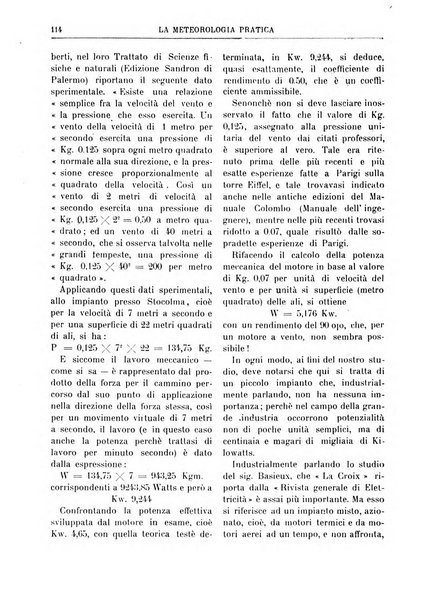 La meteorologia pratica rivista di meteorologia agraria, igienica, aeronautica