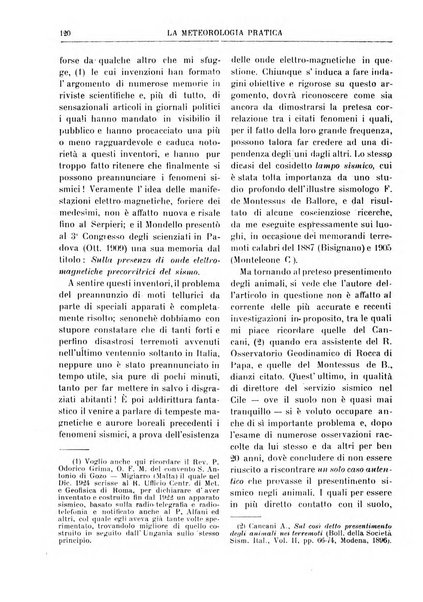 La meteorologia pratica rivista di meteorologia agraria, igienica, aeronautica