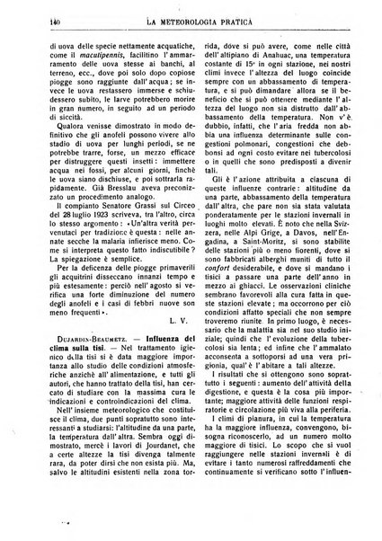 La meteorologia pratica rivista di meteorologia agraria, igienica, aeronautica