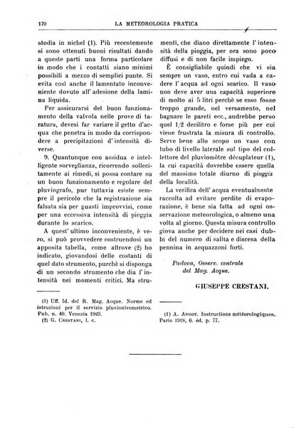 La meteorologia pratica rivista di meteorologia agraria, igienica, aeronautica