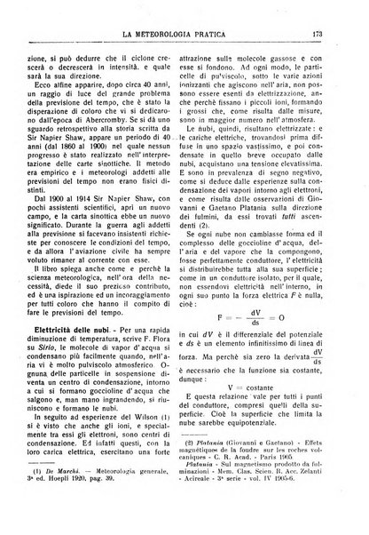 La meteorologia pratica rivista di meteorologia agraria, igienica, aeronautica