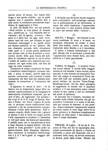 La meteorologia pratica rivista di meteorologia agraria, igienica, aeronautica