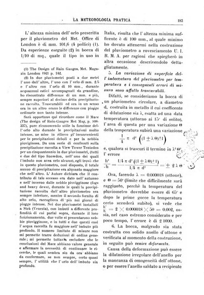 La meteorologia pratica rivista di meteorologia agraria, igienica, aeronautica