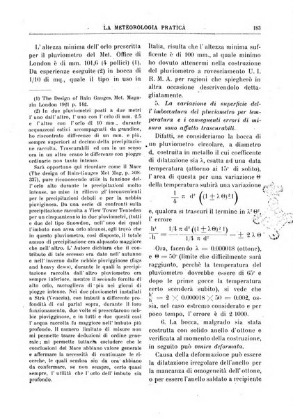 La meteorologia pratica rivista di meteorologia agraria, igienica, aeronautica