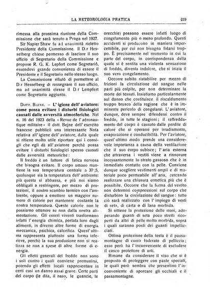 La meteorologia pratica rivista di meteorologia agraria, igienica, aeronautica