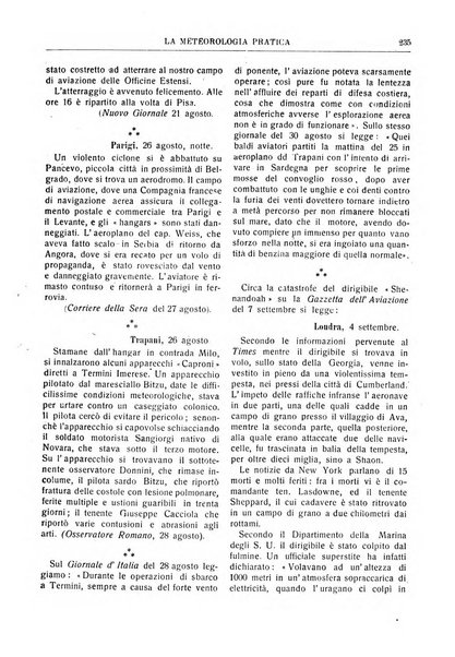 La meteorologia pratica rivista di meteorologia agraria, igienica, aeronautica