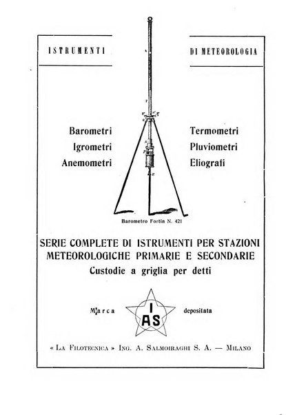 La meteorologia pratica rivista di meteorologia agraria, igienica, aeronautica