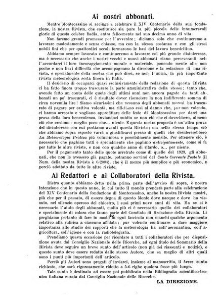 La meteorologia pratica rivista di meteorologia agraria, igienica, aeronautica